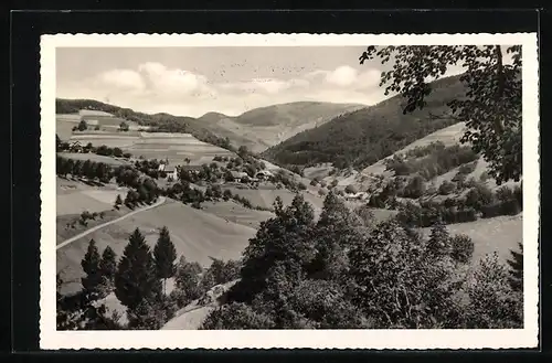 AK Landpoststempel Langensee über Schopfheim