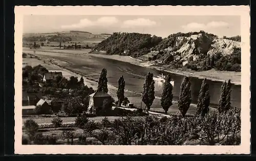 AK Landpoststempel Nieschütz über Meissen