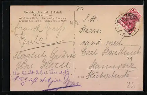 AK Hamburg-Lokstedt, Holsteinischer Hof