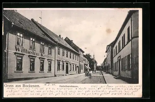 AK Bockenem, Restaurant und Gasthaus Wilhelm Kniep, Steinhorststrasse