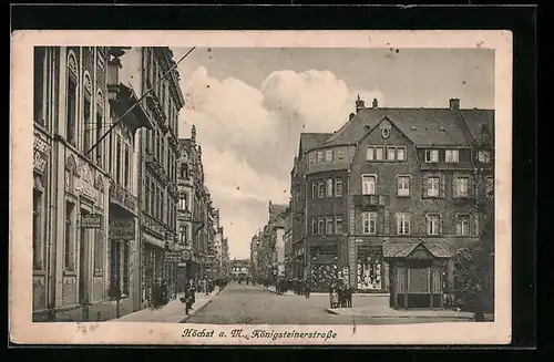 AK Höchst a. M., Königsteinerstrasse