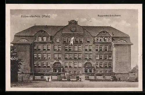 AK Kaiserslautern /Pfalz, Rupprecht-Schulhaus, Vorderansicht