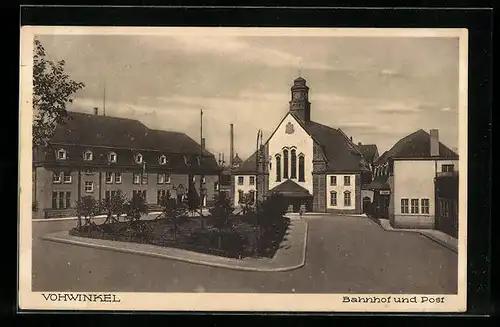 AK Vohwinkel, Bahnhof und Post