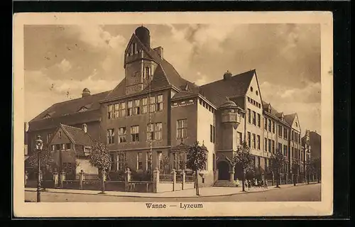 AK Wanne, Partie am Lyzeum