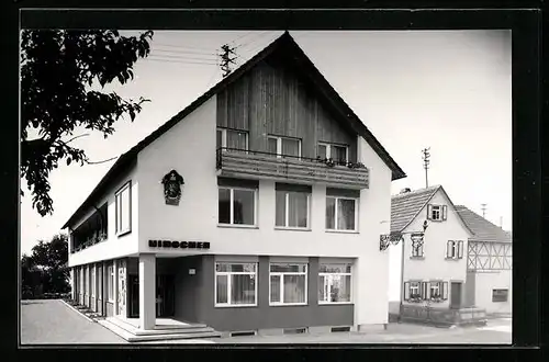 AK Löffelstelzen, Gasthaus zum Hirschen, Bes.: A. Zeiler