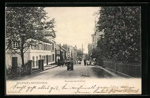 AK Wermelskirchen, Partie in der Remscheiderstrasse