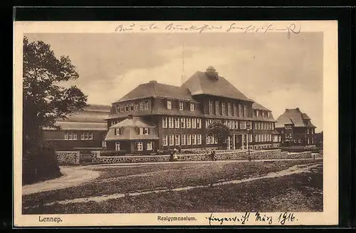 AK Lennep, Partie am Realgymnasium