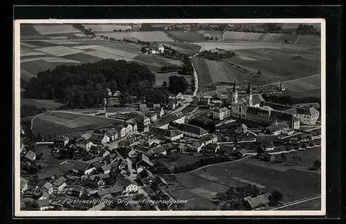 AK Fürstenzell /Ndby., Fliegeraufnahme des Ortes