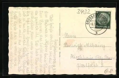 AK Grossalmerode, Marktplatz mit Rathaus