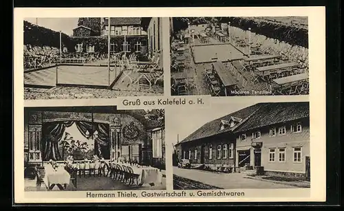 AK Kalefeld a. H., Gasthaus und Gemischwaren Hermann Thiele