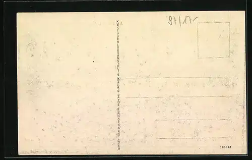 AK Auerbach i. V., Mosenstrasse mit Kirche