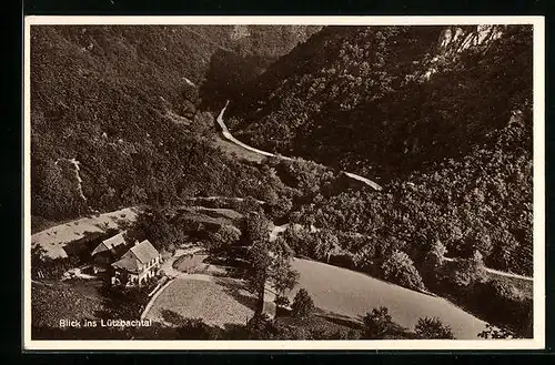 AK Lütz /Müden a. d. Mosel, Blick ins Lützbachtal