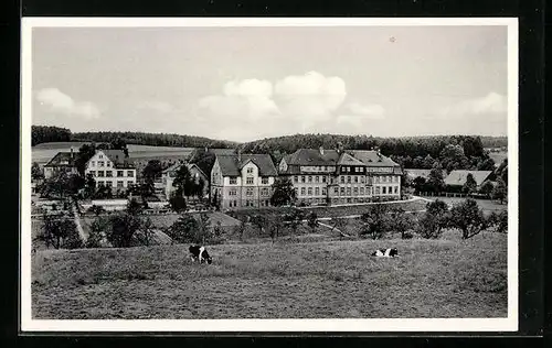 AK Aglasterhausen, Blick auf die Johannes Anstalten Schwarzbacher Hof