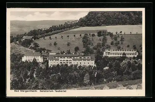 AK Bad Mergentheim, Blick auf das Sanatorium Taubertal