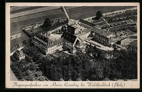 AK Maria Rosenberg bei Waldfrischbach /Pfalz, Ort aus der Vogelschau