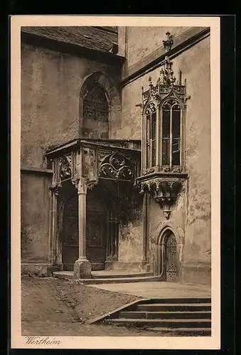 AK Wertheim a. Main, Eingang zur protest. Kirche