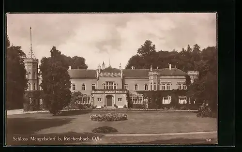 AK Reichenbach O/L., Schloss Mengelsdorf