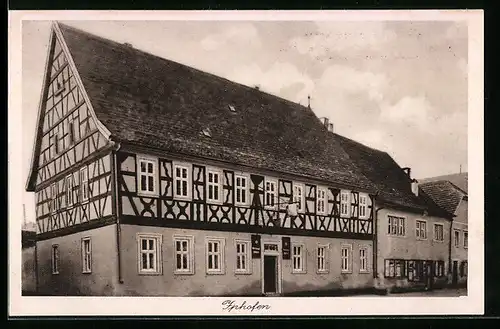 AK Iphofen, Gasthof zur goldenen Sonne Guckenberger, Gebäudeansicht