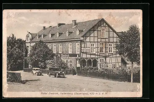 AK Hallenberg /Sauerland, Hotel Dietrich