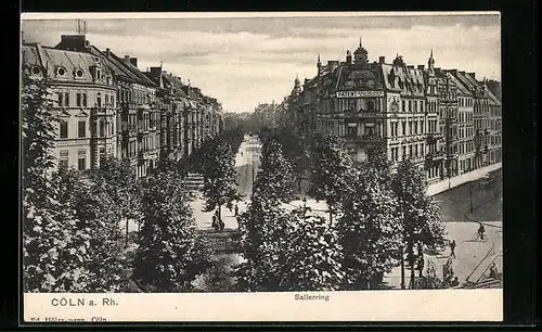 AK Köln-Neustadt, Köln a. Rh. Blick auf die Allee am Salierring