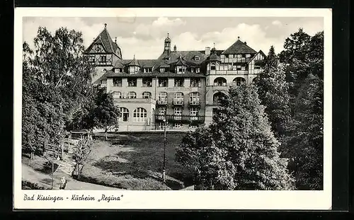 AK Kissingen, Blick auf das Kurheim Regina