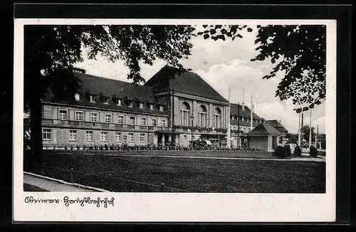 AK Weimar, Blick auf den Hauptbahnhof