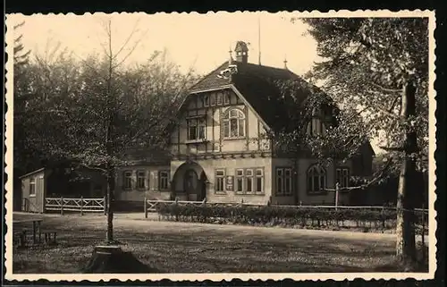 AK Manebach /Thür. Wald, Blick auf den Mönchshof