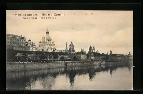 AK Moskau, Vue générale, Kremlin