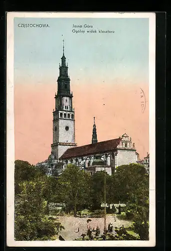AK Czestochowa, Jasna Gora, Ogolny aidok klasztoru