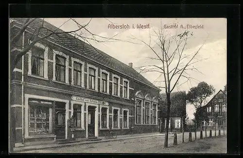 AK Albersloh i. Westf., Gasthof A. Elberfeld