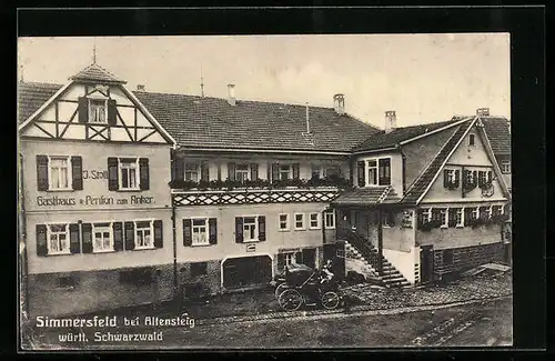 AK Simmersfeld bei Altensteig, Gasthaus & Pension zum Anker