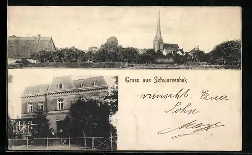 AK Schwarzenbek, Teilansicht, Haus