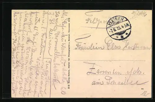 AK Kleinen, Einfamilienhäuser in der Waldstrasse