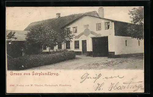 AK Jarplund, Motiv der Gaststätte Jarplundkrug