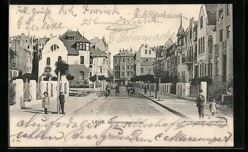 AK Lehe, Sicht in die Kronprinzen-Allee