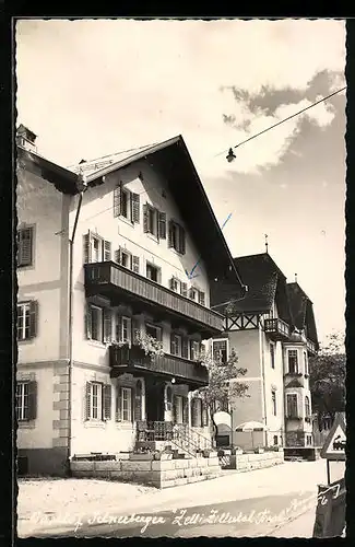 AK Zell i. Zillertal, Blick auf den Gasthof Schneeberge