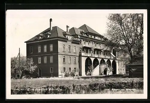 AK Mehrerau, Blick auf das Sanatorium, Kloster