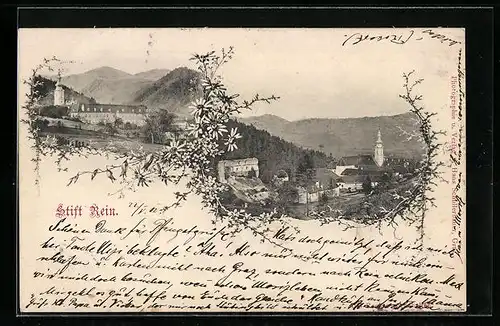 AK Stift Rein, Teilansicht, Wallfahrtskirche