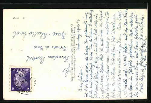 AK Unternberg bei Purgstall, Ansicht der Wasserheilanstalt