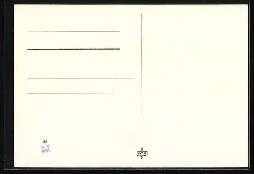 AK Zerstörer der Kriegsmarine in stürmischer See