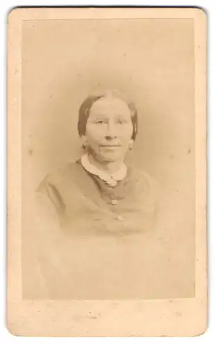 Fotografie E. Rudolph, Hof, Marienstr. 695 D, Bürgerliche Dame mit Kragenbrosche