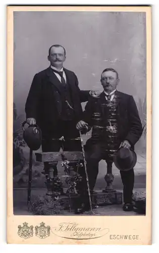 Fotografie F. Tellgmann, Eschwege, Herr August Israel Holtzwart, Gutspächter des Stockheimer Hof zu Mainz, 1899