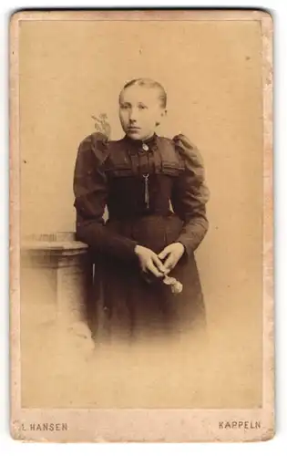 Fotografie L. Hansen, Kappeln, junge Frau Hede Matthiesen