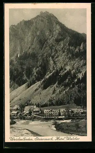 AK Weichselboden i. d. Steiermark, Blick auf das Hotel Walcher