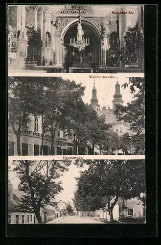 AK Maria-Lanzendorf, Wallfahrtskirche, Hauptstrasse, Gnadenaltar