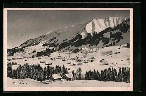 AK Riezlern, Gesamtansicht im Schnee