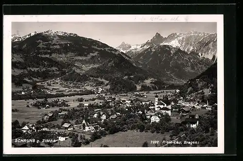 AK Schruns, Gesamtansicht gegen Zimba