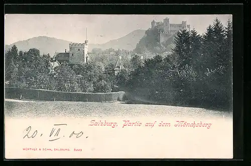 AK Salzburg, Partie auf dem Mönchsberg