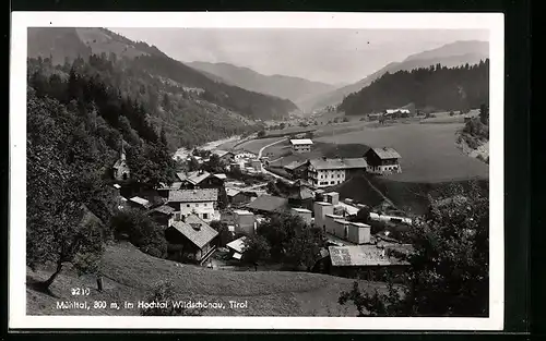 AK Mühltal im Hochtal Wildschönau, Teilansicht