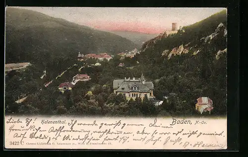 AK Baden /N.-Oe., Helenenthal